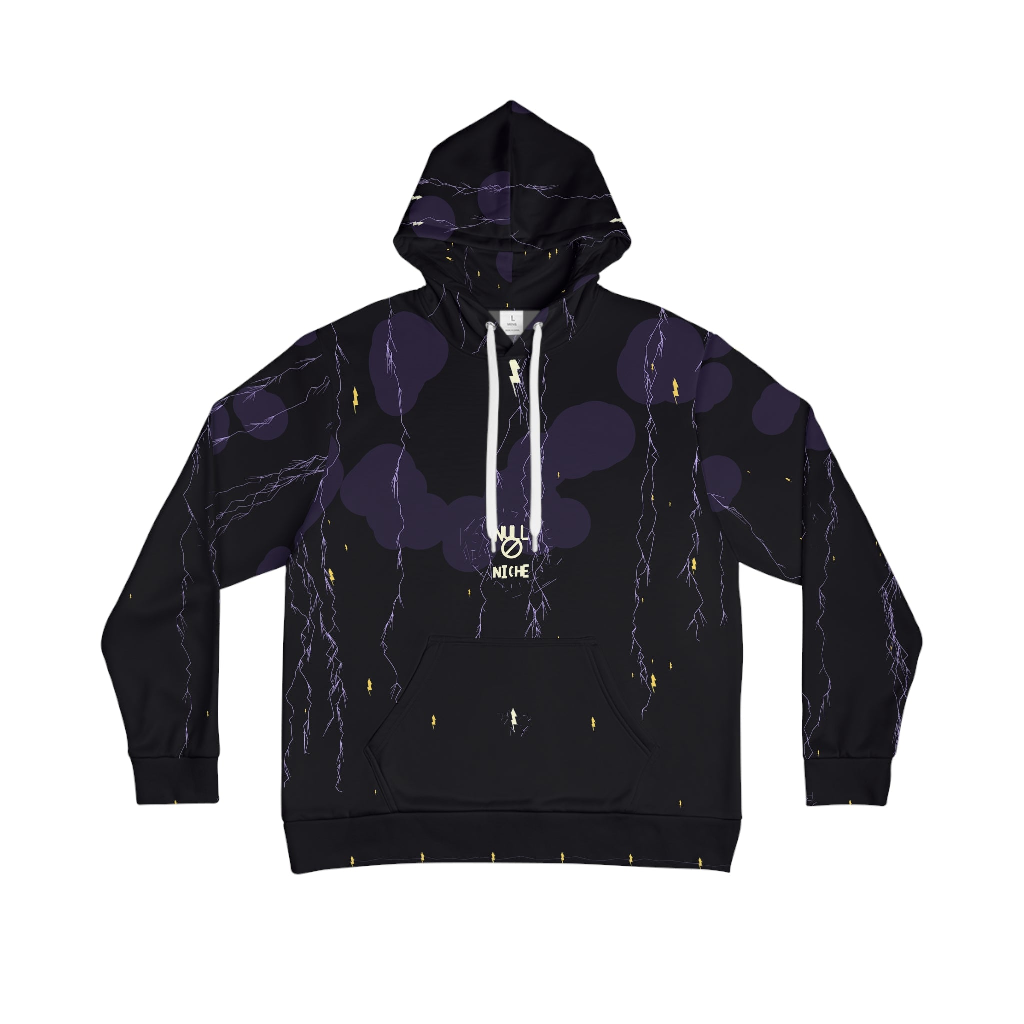 Stormweaver Hoodie — Purple Lightning Storm Celestial Unisex Hoodie
