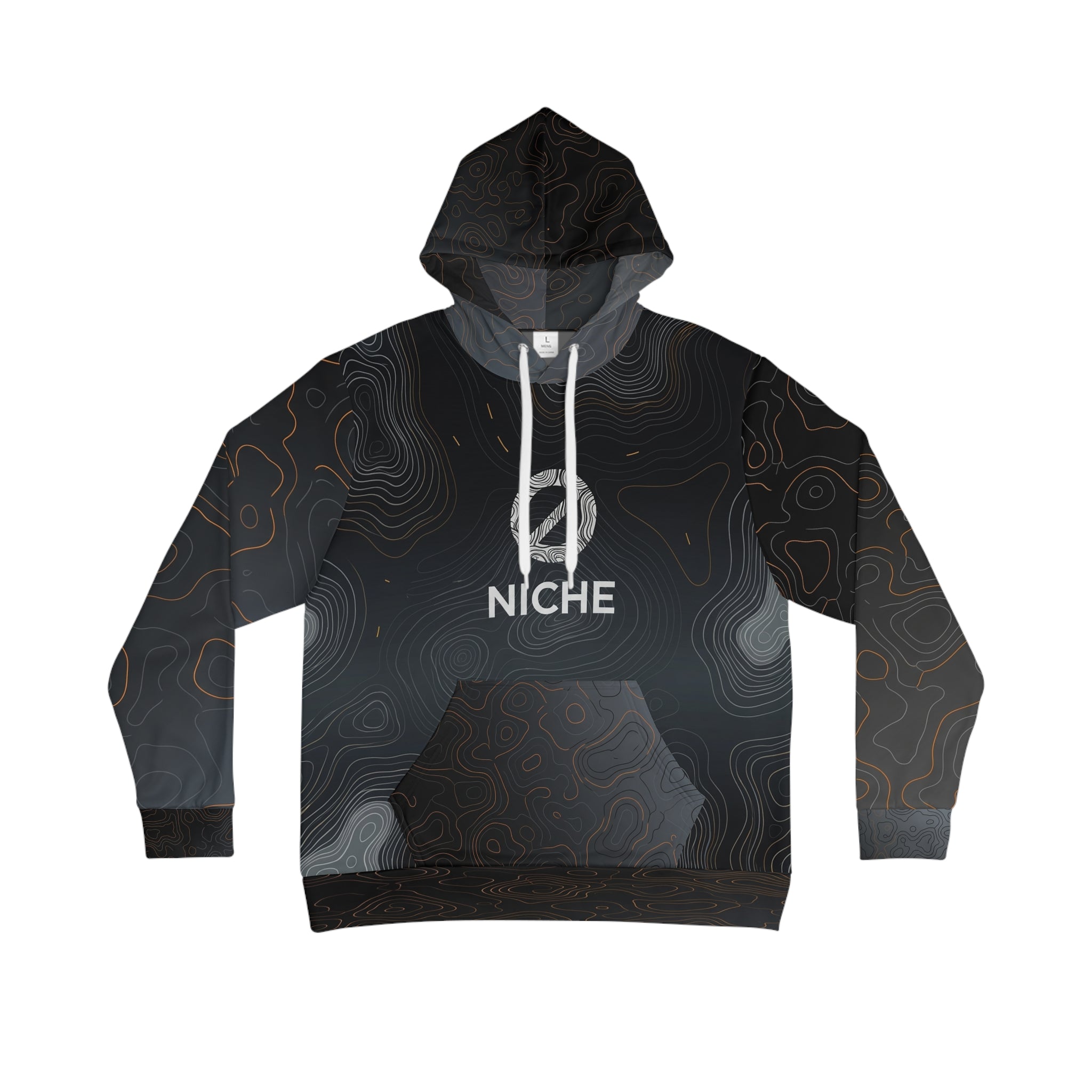 Dreamscape Cartographer Hoodie — Vintage Map Topography Unisex Hoodie