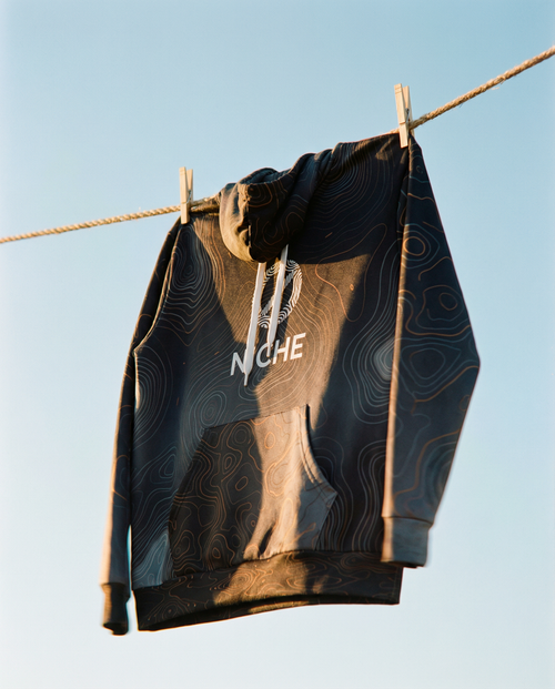 Dreamscape Cartographer Hoodie — Vintage Map Topography Unisex Hoodie