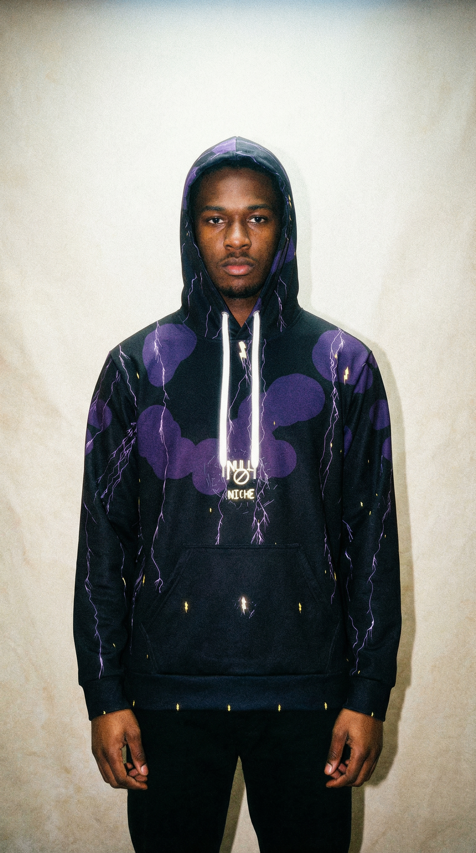 Stormweaver Hoodie — Purple Lightning Storm Celestial Unisex Hoodie